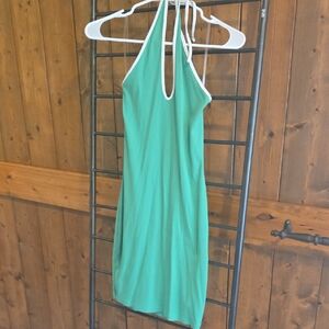 Wild Fable Green Halter Mini Dress